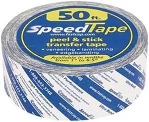 FASTCAP STAPE.1"X50' Double Sided Film Tape, 1 in W x 16 3/4 yd L, 5.5 mil
