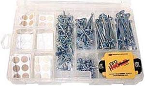 Screw/Powerhead Asst, 9/16 In, 158 Pcs