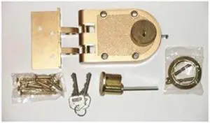 Commercial Lock, Double Cylinder, Bronze