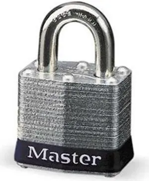 Lockout Padlock, Steel, Black, 2 Keys