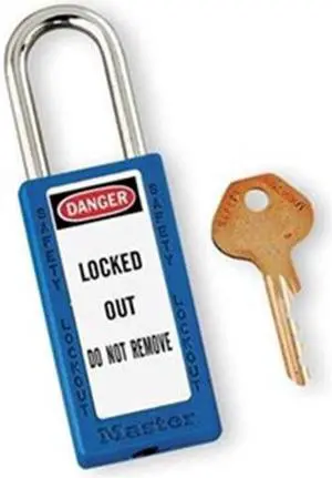 Padlock, Zenex, Purple, Length 3 In
