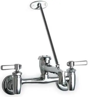 Service Sink Faucet, 2H Lever, Chrome
