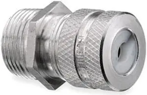 HUBBELL WIRING DEVICE-KELLEMS SHC1041 Liquid Tight Connector,1 in.,Yellow