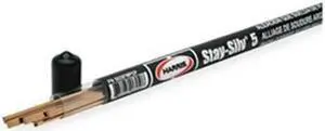 HARRIS 5620FMPOP Brazing Rod,1/8x20,1190-1500 F,PK7
