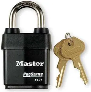 Padlock, KD, 1-1/8 In H, 5 Pin, Boron Alloy