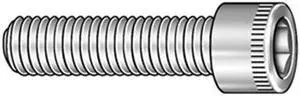 ZORO SELECT 430551-PG 1/2"-20 Cylindrical Socket Head Cap Screw, 3 in L, 25 PK