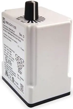 Square D By Schneider Electric 9050JCK13V14 Time Delay Relay,24VAC/DC,10A,DPDT
