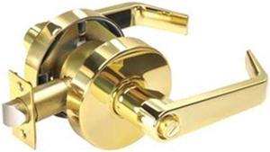 ASSA ABLOY ACCENTRA AU4602LN x 605 Lever Lockset,Mechanical,Privacy,Grade 2