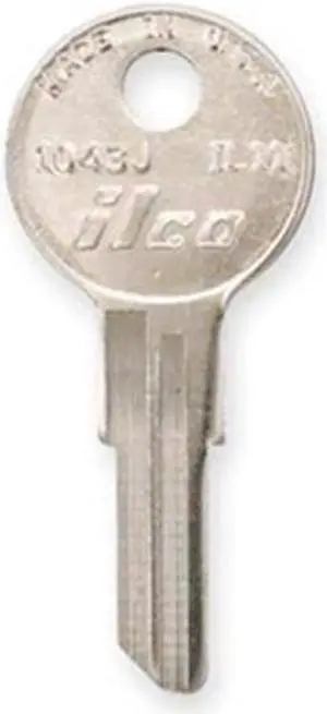 Key Blank, Brass, Type IL11, PK 10