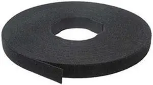 Self Gripping Strap, W1 1/2 Inx25 Yd, Blk