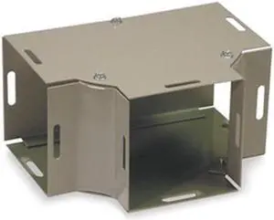 WIEGMANN T0404 Wireway Tee, 1 Type, NEMA 1 Rating, Steel, Powder Coated