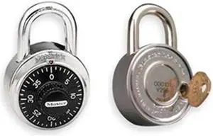 Combination Padlock, Center, 1 Dial, SS