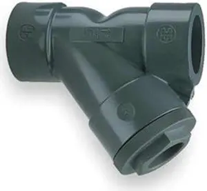 HAYWARD YS10300T 3", Threaded, PVC, Y Strainer, 150 psi