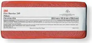 3M FB-249* Fire Barrier Pillow,9 In. L,4 In. W