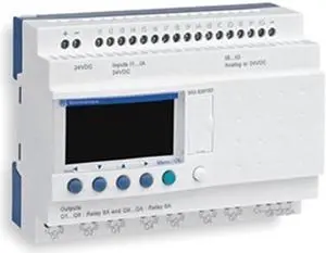 SCHNEIDER ELECTRIC SR3B261FU Logic Relay,100-240VAC,With Display