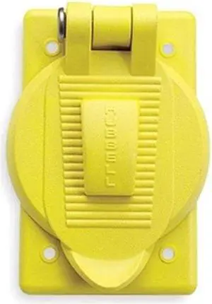 HUBBELL WIRING DEVICE-KELLEMS HBL74CM25WOA 1 Gang -Gang Vertical Weatherproof