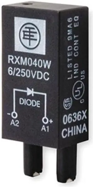 SCHNEIDER ELECTRIC RXM040W Protection Module,Diode,6-250VDC