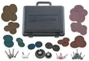 INGERSOLL RAND 23A-VAR-GR Die Grinder Accessory Kit,50 Pc,w/Case