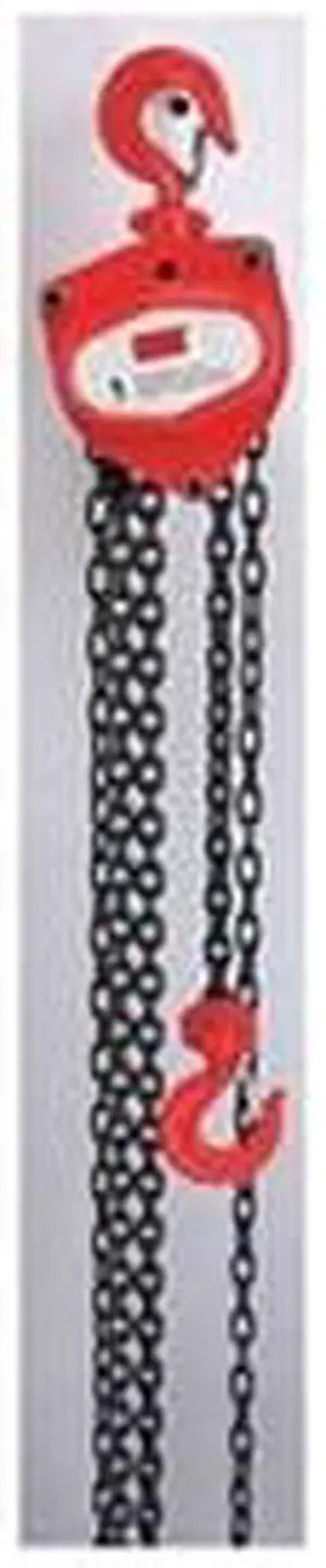 Hoist, Chain, 1T, 10Ft Lift