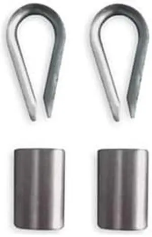 DAYTON 1DKK2 Sleeve and Thimble Kit,SS,F/ 1DMV4