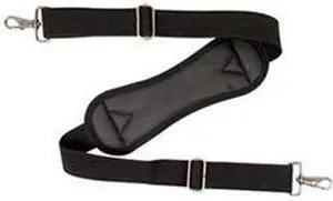 Padded Shoulder Strap, Adj, Blk, 53 In