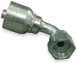 Eaton Aeroquip Crimp Fitting,90 deg,3/8" ID,11/16",FORS  1AA6FRB6