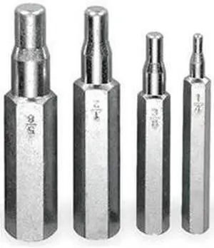 WESTWARD 3CYP5 Swaging Tool Set,4 Pc,1/4-5/8 In