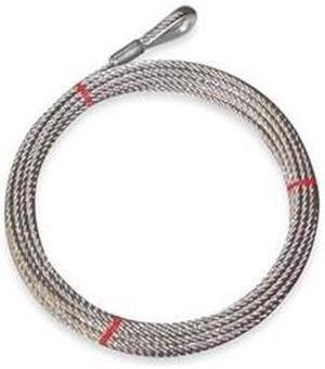 SS Cable, 1/4 In, 100 Ft, 1220 Lb Capacity