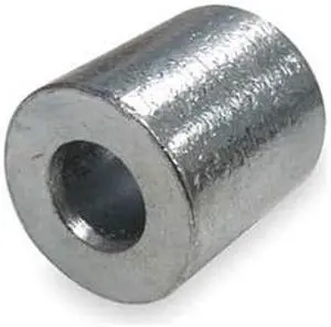 DAYTON 2VKD1 Stop Sleeve,1/4 In,Aluminum,PK10