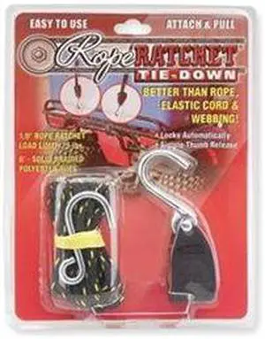 ROPE RATCHET 10001 Rope Ratchet,Hook,6 ft.L,Polyester