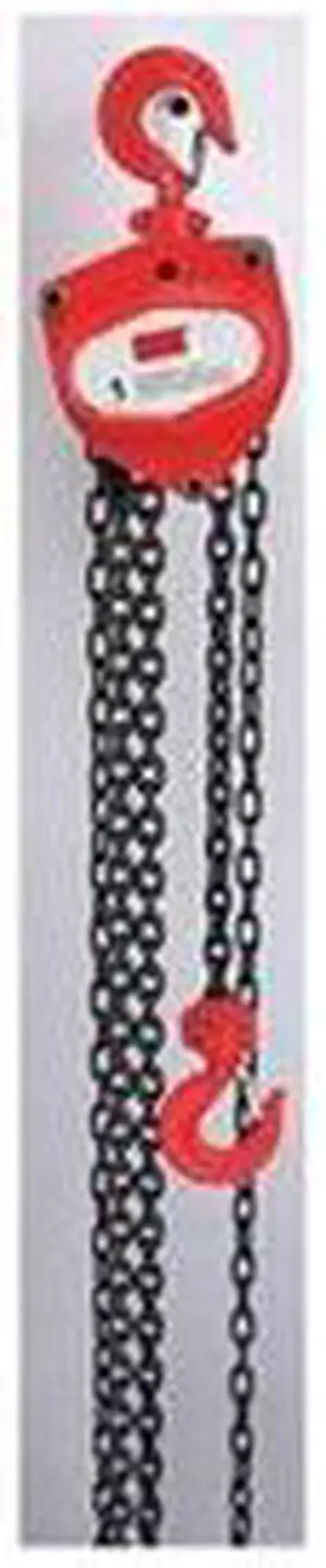 Hoist, Chain, 1T, 15Ft Lift