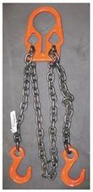 DAYTON 4PGW3 Chain Sling,G80,Adj Link,Aly Stl,6 ft L