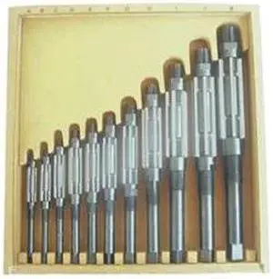 WESTWARD 4LGU4 Adjustable Hand Reamer Set,HSS,11 Pcs
