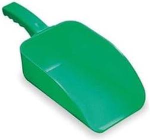 Plastic Hand Scoop, Green, 15 x 6 1/2 In