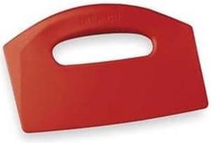 REMCO 69604 Bench Scraper,Poly,Red,8 1/2 x 5 In