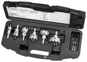 IDEAL 36-314 Carbide Hole Cutter Set,8 Pc
