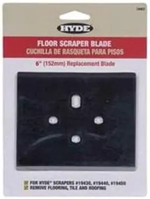 HYDE 19452 Scraper Blade,6 In,For 5FZH2-4