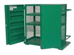 GREENLEE 5060MESH 52 in x 48 in x 28 in Jobsite Storage Cabinet GREENLEE 5060MESH 52 in x 48 in x 28 in Jobsite Storage Cabinet