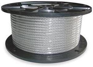 Cable, 1/4 In, L 100 Ft, WLL 1152 Lb