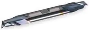 End Mill, Co, TiCN, 3/4, 2 FL, dbl Sq End, CC