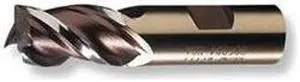 End Mill, Cobalt, 1/8, 4 FL, SGL Sq End, CC