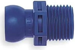 LOC-LINE 51827 BSPT Connector,1/2 In,PK4