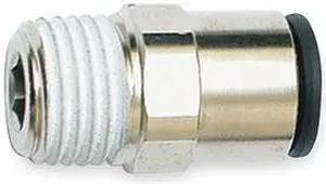 LEGRIS 3175 16 17 Push-Fit Adapter Fitting, 16mm Tube Size, Brass, Silver