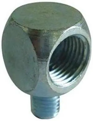 WESTWARD 5NUF9 Grease Fitting,90 Degree,Square,PK5