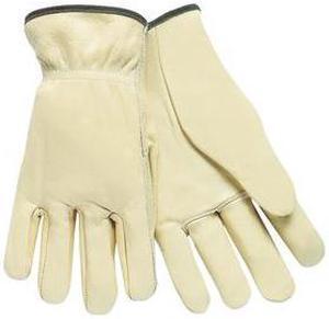 Driver Gloves, Cow Grain Lthr, Cream, S, PR