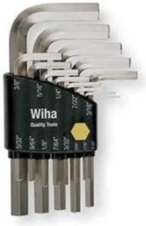 WIHA 35194 13 Piece SAE L-Shape Hex Key Set, 35194