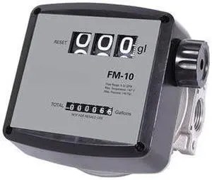 DAYTON 12F736 Flowmeter,Mechanical,32 GPM,3/4 In FNPT