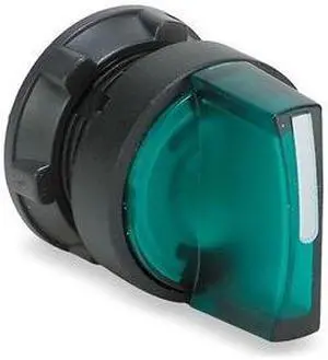 SCHNEIDER ELECTRIC ZB5AK1233 Illum Selector Switch,2 Pos,22mm,Green