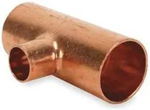 Nibco Reducing Tee,Wrot Cu,2-1/2"x2-1/2"x2"  611R 21/2x21/2x2