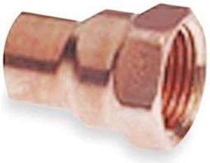 Adapter, CxFNPT, Wrot Copper, 1x3/4 In